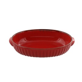 te-buruuxeai-suto Oval Au Gratin Dishes 24 cm Cafe Stripe 洋食 Charger Bakeware Cafe Dish Baking Dishes