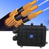 Fiber Termination Box, 1 in 1 Out Horizontal Fiber Optic