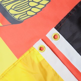 AZ FLAG - East Germany Flag - 2x3 Ft - 100D Polyester German Rda Banner with Two Metal Grommets - Fade Resistant - Vivid Colors - 2' x 3' Feet - 90x60 Cm
