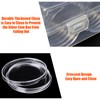 100Pcs 40.6mm Silver Dollar Coin Holder,Clear Plastic Eagles Coin Capsules