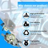 GolAscen 2 PCS Car Fog Light Lamp Driver Side OR
