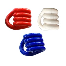 Set of 3 Tangle Jr. Fidget Toys Original (Red, White, Blue)
