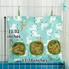 Rabbit Hay Feeder, Bunny Hay Bag for Rabbits,Rabbit Feeder Fabric