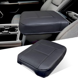 Center Console Cover for 2023 2024 2025 Ford F250 F350 F450 F550 Bucket Seats, Scratch-Resistant Armrest Cover for 2023 2024 2025 Ford Super Duty Accessories (Bucket Seat Only)