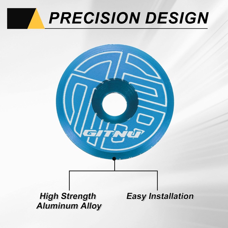 sourcing map 1 1/4" Bicycle Headset Top Cap Cover Aluminum