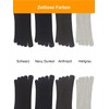 Warm-Han Men's Toe Socks Cotton Men's Five Finger Socks Midi