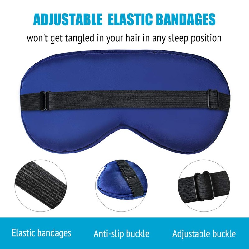 Sleep Mask Night Cover Eye Sleeping Silk Satin Masks for