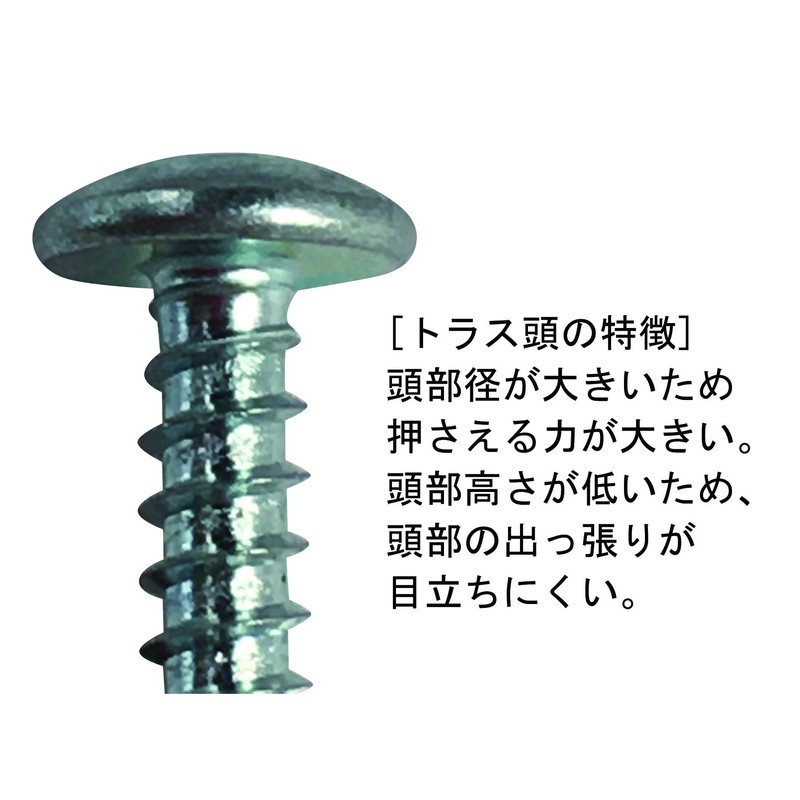 Uniqlo Tapping Truss 4x20 Approximately 70 pcs (CP) 80460 Head