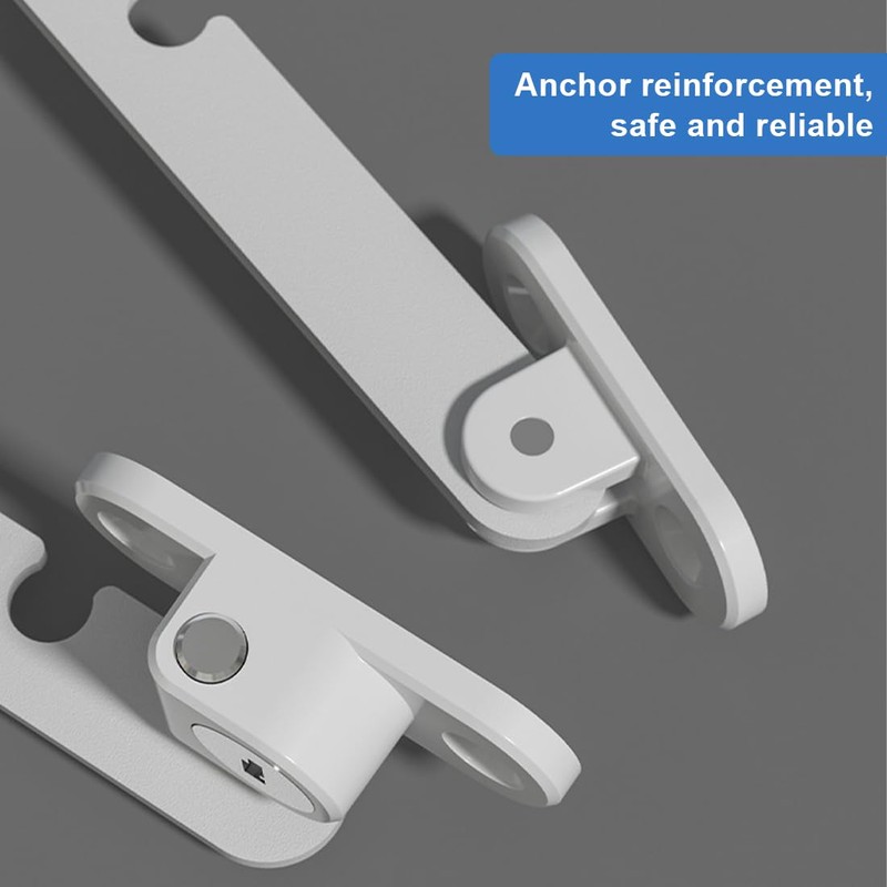 Set of 2 Tilt Regulators for Windows, Window Locks, Slam
