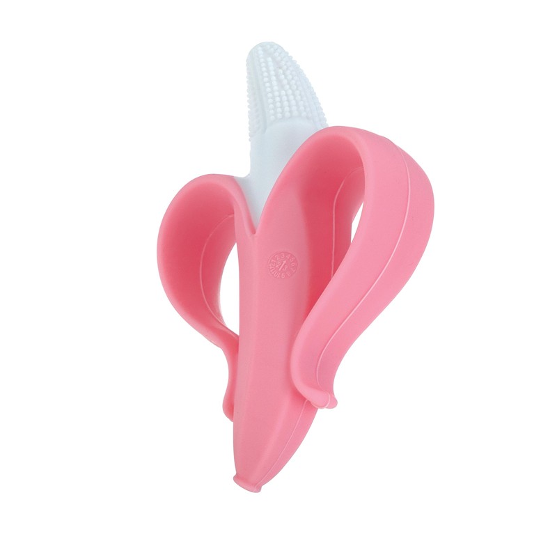 Nuby NanaNubs Banana Massaging Toothbrush - Baby Teething Toy -