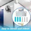 LUTQ Heavy Duty Fan Mounting Bracket, Solid Steel Wall Mount