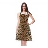 Moslion Leopard Pattern Apron, Adjustable Neck Bib Apron for Men