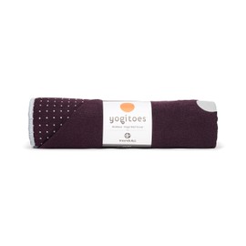 Manduka Yogitoes Yoga Towel for Mat, Non-Slip and Quick Dry for Hot Yoga with Rubber Bottom Grip Dots,Thin and Lightweight, 71 Inches, Indulge
