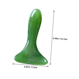 OATIPHO 2pcs Unique Moon Shape Gua Tool Compact Massage Accessory for Neck Manual Scraping Board for Beginners Easy to Carry and Store