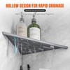 HBXS Corner Shower Shelf 2-Pack, 10" Shower Organizer Shelves Rustproof