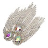 Rhinestone Tassel Shoulder Epaulet Decorative Shoulder Board Badge DIY Exquisite