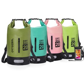 arteesol 5 L/10 L/20 L/30 L Waterproof Dry Bag/Dry Sack with Long Adjustable Shoulder Straps for Kayaking & Canoeing Trips, Fishing, Rafting, Swimming & Snowboarding