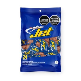 Chocolatina Mini JET Milk Chocolate - 24 Count / 5.07 oz