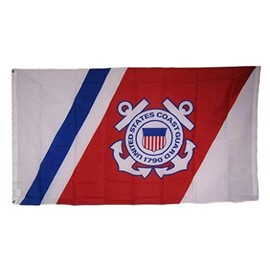 Trade Winds 3x5 USCG United States Coast Guard Anchors Crest Emblem Seal 1790 Flag 3'x5' Premium Fade Resistant