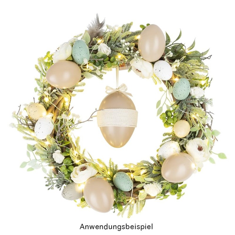 Ideen mit Herz Decorative Eggs, Easter Nest, Spring Decoration, with
