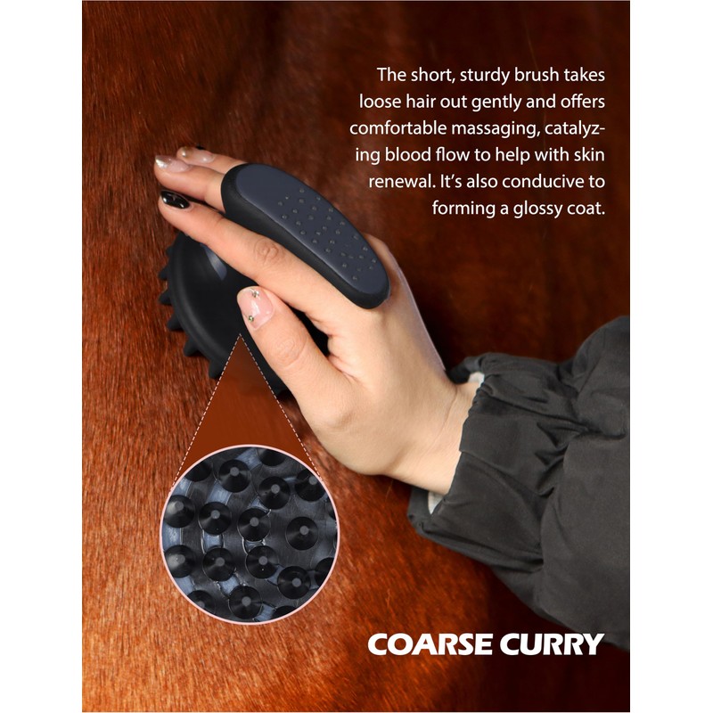 Harrison Howard Horse Grooming Kit 9-Piece Equine Care Series Horse