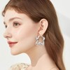 Chunky Hollow Star Big Large Hoop Earrings for Women Dainty
