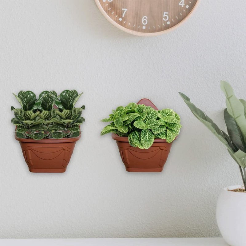 PHG Stylish Wall Flower Planters | Elegant Outdoor Plastic Planters