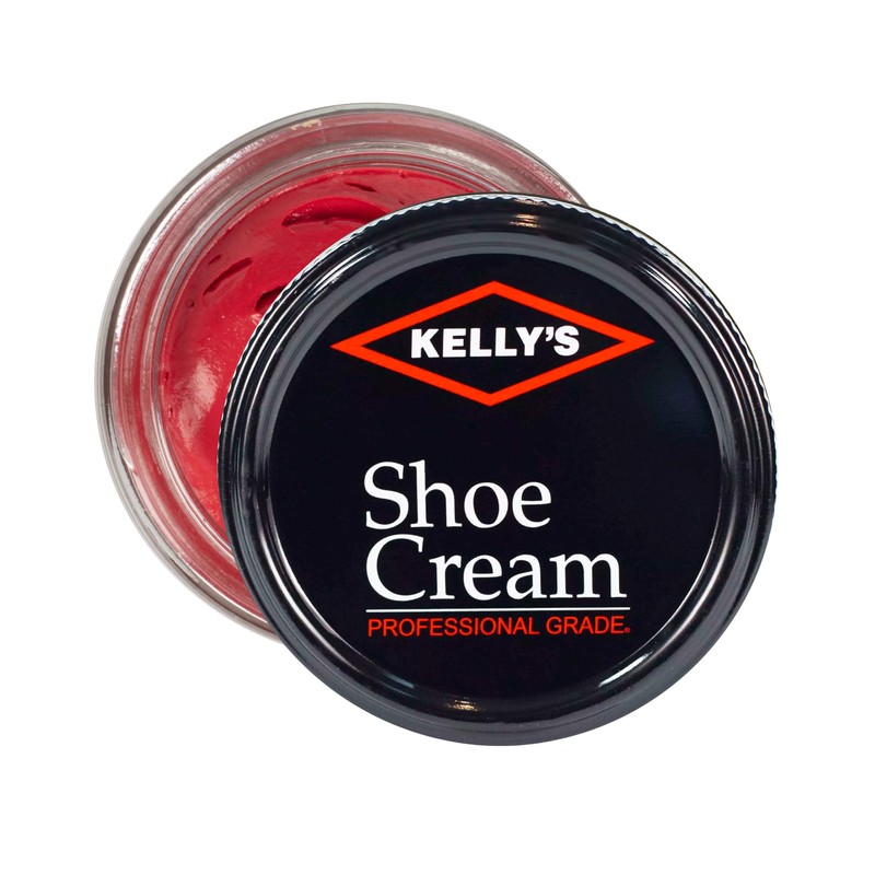 Kelly's Scarlet Shoe Polish 1.5 oz - Professional Leather Shoe
