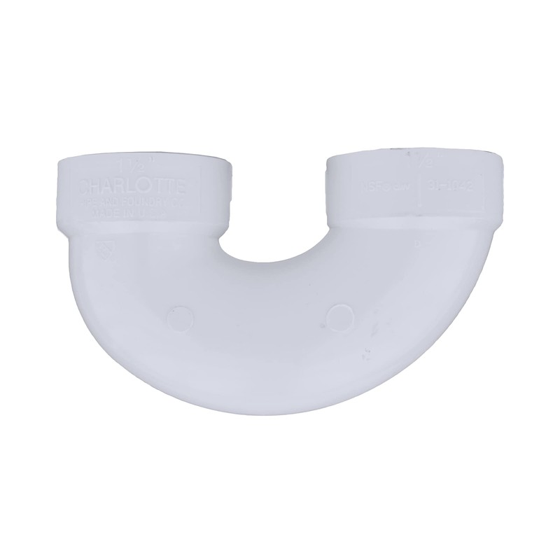 CHARLOTTE PIPE 1 1/2 DWV Return Bend DWV (Drain, Waste