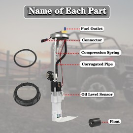 GERMCENS 2204306 Fuel Pump Assembly Efficient Oil Supply High Durability compatible with Polaris Ranger 500 Efl Crew 2006-2013 Ranger 700 Efl Crewxp 2006-2009 Ranger 800 2010 4x4 6x6