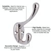 EAI Hat Coat & Robe Hook - Polished Chrome -