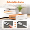 REGUDA Drawer Slides Ball Bearing 3 Folds Full Extension Side