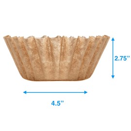 Extra Large Coffee Filters 12, 13, 14, 15, 16 Cup Basket for Commercial, Domestic Coffee Maker Extra High Extra Wide, Anti ground, Flattened Diameter 9.75" (200)