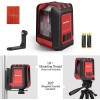 Meterk 49FT Red Cross Line Laser Level Self Leveling Measure