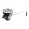 3-1/2 Inch Commercial Sink Drain - PVC Plastic Waste Drain