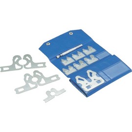 TRUSCO L300MB Radius Gauge, L-Shaped, Measuring Range 0.3 - 0.5 inches (7.5 - 13.0 mm), Set of 12