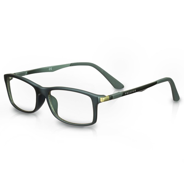Prospek Blue Light Blocking Glasses For Men Dynamic +0.0 Magnification - High Optical Quality Lenses - Regular Size