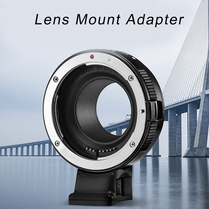 Auto Focus Lens Mount Adapter Waterproof EF Mount Lens Adapter