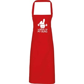 Hippowarehouse Working on my buns - Bunny Rabbit Apron kitchen cooking painting DIY onesize adult