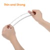 EBOOT 2 Pack Plastic Ruler Straight Ruler Plastic Measuring Tool