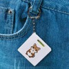 Azeeda 'Happy Chipmunk' Keyring Tape Measure/Spirit Level Tool (KM00034527)