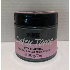 Victoria's Secret PINK Detox Time Purifying Clay Face & Body Mask 7.oz