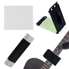 3-Pack Guitar String Cleaner Kit, Maintenance Kit Fretboard Cleaning Cloth Tool & String Guard Pen for Violin, Bass, Ukulele & Electric Guitars