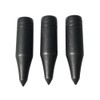 24pcs 8mm Archery Hunting Tips Arrows Broadheads Target Point Arrowheads(Black)