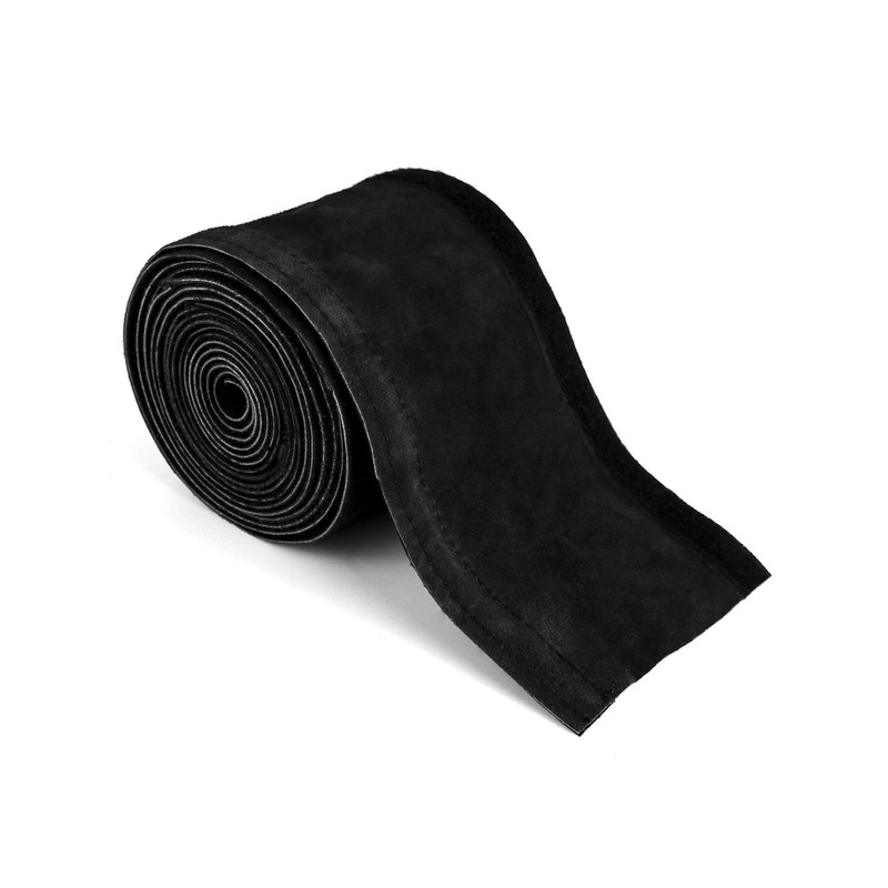 QWORK TIG Welding Torch Cable Cover, 11.4 Feet Flame-Resistant Leather