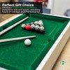 ADEPTNA Desktop Mini Pool Table Game Set Compact Tabletop Billiards