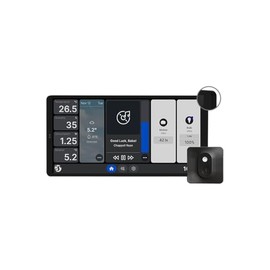 Shelly Wall Display X2 Black + Blu H&T Black (Bundle), Wi-Fi Smart Home Automation Control Panel, Thermostat, Integrated 5A Relay, Neutral Conductor Required, Environmental Data, Alexa & Google Home