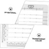 SEWACC 4pcs Addressing Guide Stencil Creative Envelope Writing Templates for