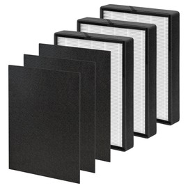 Zouhwaso 45i Filter Replacement Compatible with 45i Air Cleaner Purifier Replacement Filter, 3-Stage Filtration System, Includes 3x H13 Efficient with Activated Carbon Filter and 3x Carbon Pre-filters