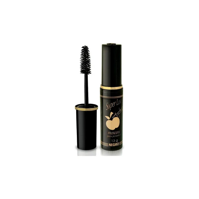 Máscara De Pestañas Super Lash By Apple Color Negro